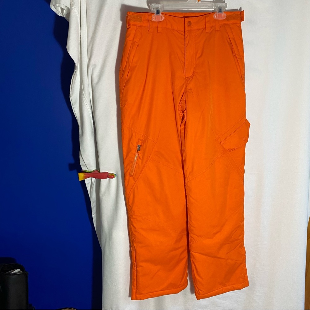 L.L. Bean Bright Orange Kids Snow/Ski Pants